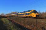 Die neue Generation der IC-Z�ge bei NS Reizigers -alles anders als unumstritten: ICNG 3102 passiiert am 10 Januar 2025 Tilburg-Reeshof.
