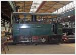   Die Krauss & Co Kastentramdampflok ex N� 11  HELLBRUNN  der Salzburger Eisenbahn- und Tramway-Gesellschaft (heute Museumstramway Mariazell-Erlaufsee N� 11)  steht am 24.08.2013 im Dampflokwerk