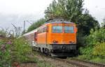 In Kaldenkirchen wird ein EETC-Nachtzug am 29 Augustus 2014 von 1142 635 ubernommen- zehn Minuten früher war dieser Zug aus Amsterdam mit ein Niederländische Lok in Venlo engetroffen, von