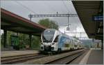 Der f�r die Westbahn bestimmte Stadler Kiss ET 4010 93 85 4010 002-2 CH WSTBA erreicht auf einer Testfahrt Landquart.