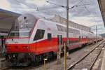 Steuerwagen 86-33 117-1 von �BB Cityjet, am ende des Zuges im Wiener Westbahnhof. 07.05.2026