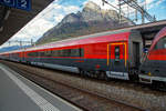   Der Bmpvz 2.Klasse ÖBB-Railjet-Wagen mit Fahrradabteil (economy / 2.