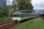 Privatbahnen in Polen: Sehr abwechslungsreich pr�sentiert sich zur Zeit noch der Fahrzeugpark der Koleje Mazowieckie.