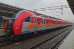 ED72-104 steht am verregneten 21 Augustus 2021 in Poznan Glowny.