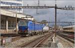 Zwar verkehren RailCare Rem 476 von Genève nach Vufflens-la-Ville und weiter dem Jurasüdfuss entlang, aber in Lausanne sind Vectron-Loks ziemlich selten.