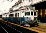 BLS/BN:   Nach dreij�hriger Renovation ist der als �Blauer Pfeil� bekannte Zug der BLS wieder auf dem Schweizer Schienennetz unterwegs.
