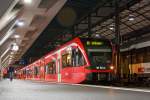   Nachtschwärmereien -  Zwei gekuppelte elektrische Triebzüge vom Typ Stadler GTW 2/8 - RABe 526 262 und RABe 526 285 (NVR-Nummern 94 85 7526 262 - 1 CH - BLS und 94 85 7526  285 - 2 CH -