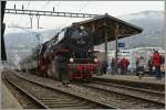 Die pr�chtige 01 202 in Vevey.