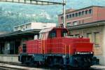 Am 18 Juni 2001 macht 841 013 Pause in Mendrisio.