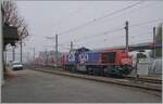 In Oensingen steht die SBB Cargo Am 843 073-8.