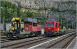 Da ich mich vor kurzem in der Kategorie der Tm 234 geirrt habe, sorgte ich nun vor: das Bild zeigt auf einen Blick gleich beide Tm 234 Bauarten: Links im Bild der Tm 234 206  Ameise  (UIC Tm 98 85 5