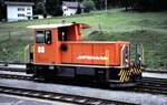 RhB Tmf 2/2 Nr.88 in Pontresina am 24.06.1993.