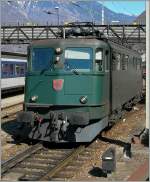 Bildfüllend zeigt sich hier die Ae 6/6 11507 in Bellinzona.