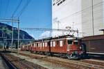 BLS 275 durchfahrt Frutigen am 27 Juli 2000.