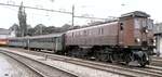 SBB Be 4/6 Nr.12 320 mit Hochzeitszug in Winterthur am 16.08.1980.