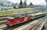 XR 436 113 rangiert am 14 Mai 2010 in Spiez.