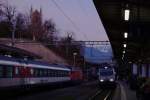 SBB: Nach einem herrlichen Fotonachmittag mit dem bekannten Bahnbildfotografen Stefan entstanden vor der Rückreise nach Solothurn in Vevey die allerletzten Aufnahmen des sonnigen Tages.
