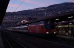 SBB: Nach einem herrlichen Fotonachmittag mit dem bekannten Bahnbildfotografen Stefan entstanden vor der R�ckreise nach Solothurn in Vevey die allerletzten Aufnahmen des sonnigen Tages.