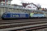 Am 1 Januari 2020 steht BLS 465 007 in Spiez.
