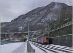Schnee am Ufer des Genfer Sees ist relativ selten und wenn dann schmilzt er durch die Wärme des Sees recht rasch.