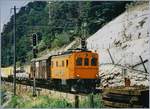 Im Archiv gefunden: die BLS Te 2/4 31 bzw. Te 215 031-6 beim Rangieren in Hohtenn.
Analoges Bild/Juni 1996