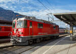 Die RhB Ge 4/4 II 626 „Malans“ (RhB BoBo II – 626) rangiert am 20 Februar 2017 im Bahnhof Landquart.

Die RhB BoBo II – 626 der 2. Serie wurde 1984 von der Schweizerische Lokomotiv- und Maschinenfabrik (SLM) in Winterthur gebaut, der elektrische Teil ist von der  Brown, Boveri & Cie. (BBC) in Baden. Die Lok ist auf Dualbremse umgebaut.

Hinten steht die RhB Ge 4/4 II 611 „Landquart“ mit einem Regionalzug.
