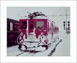 Der BDeh 4/4 N° 41 FO Triebwagen in Andermatt.