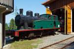 Eine Spanierin in der Schweiz - Die 1.000 mm G 3/5 Tenderlokomotive N� 23 der urspr�nglichen Lokalbahn von Olot nach Girona (Tren d’Olot), in Katalonien (Spanien).