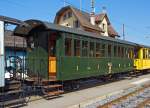   Der 2-achsige Abteilwagen ex RhB  AB 121 (1.