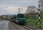 Zu meiner grossen Freude konnte der sonst hier selten zu sehende +GF+ Ge 4/4 N° 75 am Samstag Abend in Blonay bewundert werden.