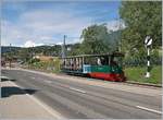 Und los geht die Fahret mit der G 2/2 N°4  Rimini  und dem LCD Sommerwagen C2 21  Giardiniera .