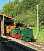 Im Vergleich zur zierlichen MOB	Schienentraktor	Tm 2/2 N� 1 von	1930 gebaut bei Orenstein & Koppel nun bei der B-C, wirkt sogar die G 2/2 N� 4  Rimini  recht wuchtig. 

Chaulin, den 21. Sept. 2024