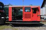 TmII 813 steht am 23 Mai 2026 ins Bw Brugg AG w�hrend das Offener Tur Wochenende der Verein Mikado 1244.