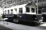 KWO BFa 2/2 Nr.4 Triebwagen der Meiringen-Innertkirchen Strecke im Verkehrshaus Luzern am 26.08.1999.