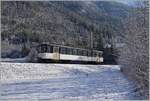 Zwischen Stöckli und Blankenburg ist der MOB Be 4/4 1007 (ex Bipperlisi) auf dem Weg von der Lenk nach Zweisimmen.