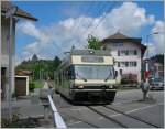 Ein Schnappschuss auf einem Sonntagsspaziergang: CEV GTW und Ch�teau de Blonay.