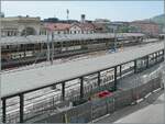 Ein erster Blick auf den  neuen  CEV MVR Bahnhof von Vevey, der erahnen l�sst 
 wie es mal aussehen soll. Ab dem 17. Aug. 26 werden hier wieder Z�ge fahren, der Bahnhof aber wird erst im April 2027 fertig sein. 

31. Juli 2026