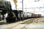 OeBB E 3/3 Nr.1 und 2 (Tigerli) in Oensingen am 26.08.1984.