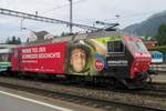 SOB 456 092 steht am 4 Juni 2014 in Arth-Goldau.