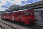 SZU Bt92 'HORGEN' steht am 17 Mai 2025 in Konolfingen während das grosse Bahnspektakel  150 Jahre Emmentalbahn . 