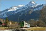 Der ASD Regionalzug wird in K�rze seinen Zielbahnhof Les Diablerets erreichen.