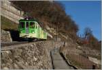 Nun verkehrt, seit Novemeber 2015, der 1966 gebaute A-L BDe 4/4 301 in den hellen TPC Farben.