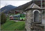 Der nicht gerade  schöne  AOMC Bt/BDeh 4/4 Pendelzug kurz vor Troitorrens.