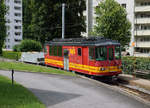 Jahresr�ckblick 2016  von Walter Ruetsch, Riedholz  Juni  TPC/AOMC:  Fremdfahrzeuge auf der AOMC   W�hrend dem Umbau der AOMC-Bergstrecke stand der BVB BDeh 4/4 82 und der ZB X 701 zwischen