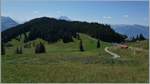 Der Versuch den BDeh 2/4 25 (unten rechts)  UND den Mont Blanc (oben links) auf einem Bild zu zeigen.