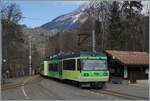 Der TPC AOMC ASD Beh 4/8 591 ist als Regio 71 439 auf dem Weg von Les Diablerets nach Aigle.