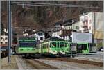Kaum ist der Beh 4/8 in Le Sépey angekommen, verlässt der Regionalzug nach Aigle den kleinen Kopfbahnhof.