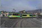 Der TPC BVB Beh 4/8 91 hat als R74 547 den Bahnhof von Bex auf Gleis 0 (Gleis Null) erreicht.