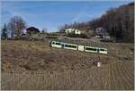 Der TPC AOMC / ASD Beh 2/6 542  La Forteresse  ist als R71 440 von Aigle nach Les Diablerets unterwegs.