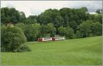 TPF Regionalzug Richtung Montbovon kurz vor Ch�tel St-Denis.